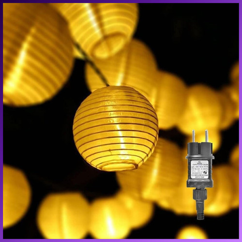 Lichterkette lampion deko - lichterkette,