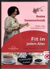 Rosina Sonnenschmidt: Fit in jedem Alter. Schüßler Salze, Seminar 4 Video-DVDs