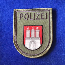 SEK Patch Hamburg oliv Wappen Klett MEK GSG9 #2