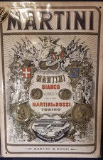Blech Reklameschild Martini