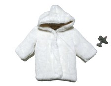 Weißer Innenmantel Seide aus