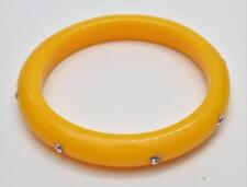 Vintage Gelb Plastik Klar