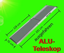 🐶 ALU TELESKOP AUTO HUNDERAMPE bis 136 kg 119-221 cm! Einstiegshilfe Transport