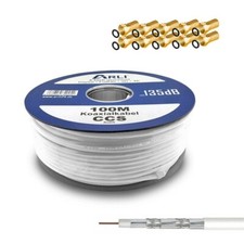 Sat Koaxialkabel 135dB Digital Koax Kabel 100m Antennen FullHD HD TV 4K