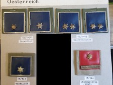 Österreich Austria Feuerwehr Löschmeister Oberverwalter Kragenspiegel Uniform