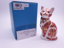 ROYAL CROWN DERBY LIMITED EDITION JOCK VI OF CHARTWELL CAT BRIEFBESCHWERER