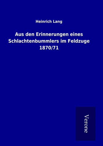 Heinrich lang aus den - aus,
