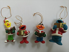 Jim Hensons Sesamstraße Figuren Weihnachtsbaumschmuck Anhänger Erni Bert Elmo...