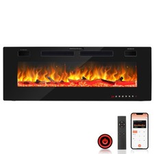 Elektrokamin WiFi Schwarz
