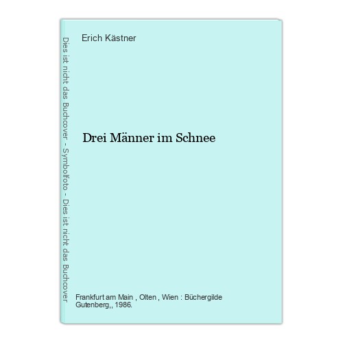 Drei männer schnee - drei, im