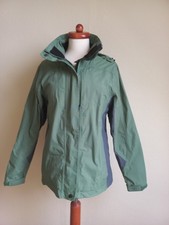 CRIVIT Outdoor Kapuzenjacke Damen Jacke Gr. DE 40 Grün Casual-Look