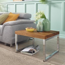 FineBuy Sheesham Couchtisch