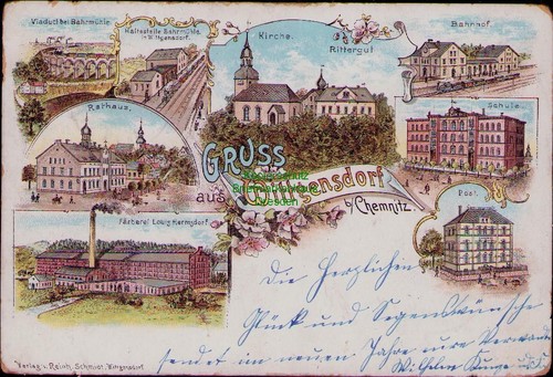 196741 litho wittgensdorf - 196741, ak