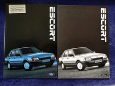 Ford Escort Cabrio XR3i Turnier Ghia CL, RS Turbo Prospekt 6.1986 + Beilage