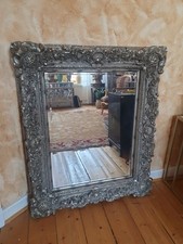 XXL Spiegel Barockspiegel 109x89cm Silber