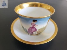 antike Meißen XL Tasse&Teller