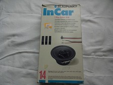 Blaupunkt Auto Lautsprecher für Mercedes W124, Vintage NOS 2 Wege System 50 Watt