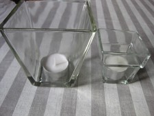 Glas Windlicht Kerzenglas