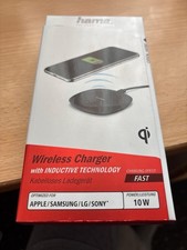 Hama Qi Kabelloses Ladegerät 10W Wireless Fast Charger Induktive Ladestation 398