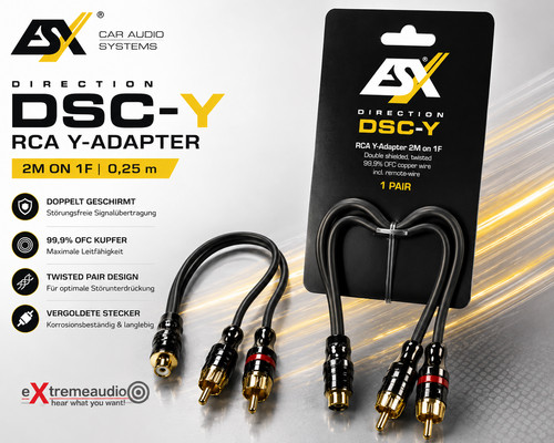 Esx dsc cinch audio stereo - dsc-y,