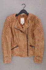 ✅ Esprit Lederjacke Classic Jacke für Damen Gr. 42, L braun ✅