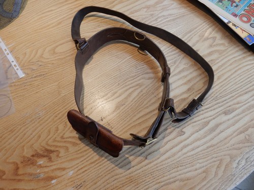Vintage sam browne gürtel - sam,