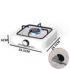 Gaskocher 1 flammig 2,4KW Campingkocher 50mbar Kochfeld Gas Kocher Herd Outdoor