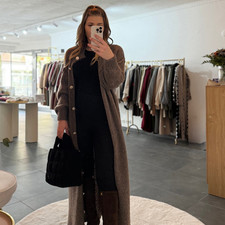 Strickjacke Langer Cardigan