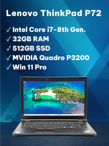 Lenovo thinkpad p72 - lenovo, 17,3"