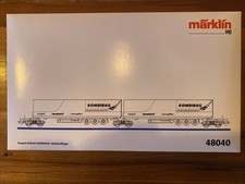 Märklin H0 48040 Doppel-Einheit KOMBIRAIL Sattelauflieger OVP+NEUWERTIG