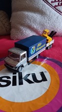 siku 2018 Mercedes Vario Kleintransporter mit Anhänger und Bagger 5xPaletten 