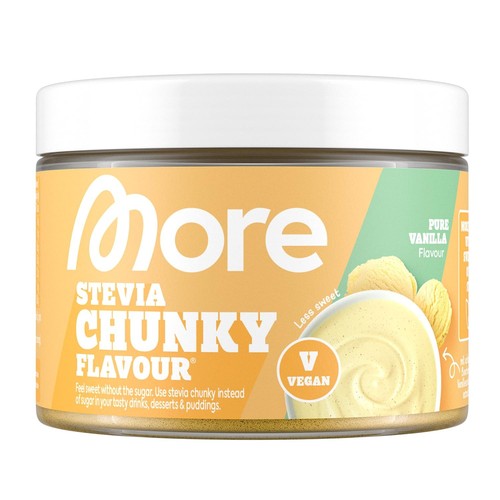 More stevia chunky - more, flavour