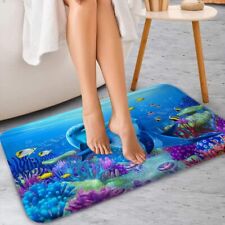 Meeresdelfin Fisch Badteppich