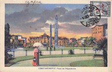 Türkei Ansichtskarte Konstantinopel Drucksache 1928 nach Frankfurt (Main).