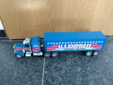 The Ertl Peterbilt Truck U. S. Express Overnight Delivery Diecast 1:25 Vintage