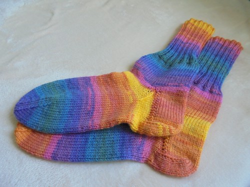 Wollsocken handgestrickt