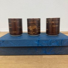 Japanische Akita Birkenarbeit Kirschrinde 3 Schoko Ausgießer