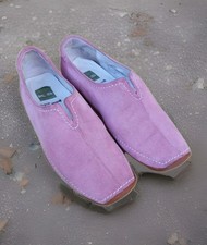 Damen Schuhe Sportlich Mokassin K+S SHOES Gr.4,5 Rosa Wildeder TOP Modern NP 99