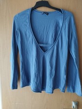 Carell Thomas taubenblaues leichtes  Langarm Shirt Gr. 42