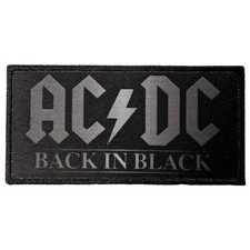Patch back in black - ac/dc, ·