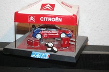 IXO Diorama Citroen Xsara WRC Rally Fahrzeug Boxenstop Metall Modellauto 1/43