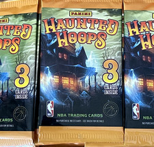 2023-24 PANINI HAUNTED HOOPS NBA Basketball 🏀 PACK 3 Cards 🎃 WEMBY RC?! OVP‼️