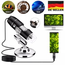 1600X USB Digital Mikroskop Lupe Microscope Kamera Endoskop 8 LEDs für Handy DHL