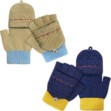 2 Paar Fingerlose Handschuhe