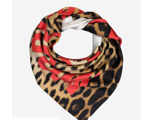 Moschino seidentwill schal - seidentwill,