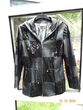 Jacke Damen Lederjacke