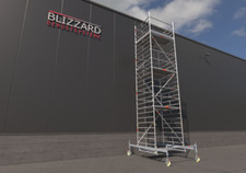 Rollgerüst, Arbeitsgerüst, Gerüst rollbar 1,80 m x 1,50 m | Arbeitshöhe 8,72 m