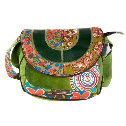 Boho umhängetasche grün - boho,