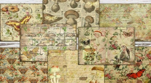 Scrapbooking papier - a4,