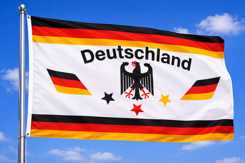 Deutschland fahne adler - fahne,